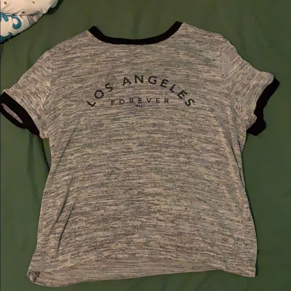 Heather gray t-shirt